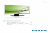 221S3U - download.p4c.philips.com · 1 1. Důležité 1. Důležité Tato elektronická uživatelská příručka je určena pro každého uživatele tohoto monitoru Philips. Před