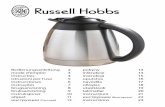 (Български) - Russell Hobbs EU · 2 Bedienungsanleitung Gemahlener Kaffee Wenn Sie bereits gemahlenen Kaffee kaufen möchten, erzielen Sie mit mittelstark gemahlenem Kaffee