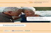 Patientenleitlinie - leitlinienprogramm-onkologie.de · 1 Patientenleitlinie Leitlinienprogramm Onkologie Magenkrebs Ein Ratgeber für Patientinnen und Patienten (1. Auflage Mai 2013)