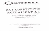 oltchim.rooltchim.ro/uploaded/2011/Act Constitutiv_10.11.2011.pdf · fabricarea materialelor plastice a cauciucului sintetic, în forme primare Fabricarea gazelor industriale Fabricarea
