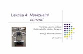 Lekcija 4:Lekcija 4: Nevizualni senzori - people.etf.unsa.bapeople.etf.unsa.ba/~jvelagic/laras/dok/Lekcijamob4.pdf · Senzori u mobilnoj robotici Isto vrijedi i za autonomne mobilne
