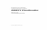 Program pre optické rozpoznávanie znakov ABBYY FineReaderfr7.abbyy.com/fr70pro/guide/Guide_Slovak.pdf · PDF dokumenty do editovateľných formátov: Word, Excel, HTML, PowerPoint,