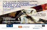 COLLOQUE INTERNATIONAL l’absolutisme dans l’atlantique ... Absolutisme.pdf · Organisation : fYann LIGNEREUX fMichel De WAELE Château des ducs de Bretagne - Musée d’Histoire