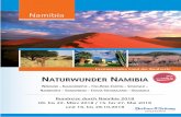 BLZ Namibia Termine 2018 ab TXL mit Abo-Rabatt Folder · Namibia, das Land zwischen rauer Atlantikküste und der großen Kalahari Wüste, bietet dem Besucher unendlich viele Naturschönheiten: