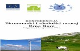 KONFERENCIJA Ekonomski i ekološki razvoj Crne Gore 2.pdfKonferencija: ,,Ekonomski i ekološki razvoj Crne Gore’’ 4 UVOD Dragi čitaoci, Razvoj i održavanje konkurentnosti nacionalne