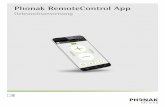 Phonak RemoteControl App · 2 Erste Schritte Die RemoteControl App wurde von Phonak entwickelt, einem der weltweit führenden Unternehmen in der Hörtechnologie. Bitte lesen Sie diese