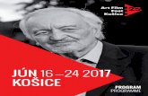JÚN 16—24 2017 KOŠICE - artfilmfest.sk · rezerváciu filmov elektronicky, bez čakania na registračných miestach, cez internet prostredníctvom počítača, tabletu alebo mobilného