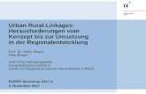 Urban-Rural-Linkages: Herausforderungen vom Konzept bis ... · «Rural development in the digital age: A systematic literature review on unequal ICT availability, adoption, and use