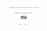 Faith International University Student Handbookfaithseminary.edu/pdfFiles/Student_Handbook_Korean.pdf · 커뮤니티 발전을 위해 추구되며, 역사적 교의와 전통적인