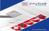 Fiyat Listesi - zeybekgrup.com · Metal Kablo Taşıma Sistemleri Elektrik Tesisat Boruları A.G. Elektrik Panoları PVC Kablo Kanalları 19” Rack Kabinetler ZEYBEK ELEKTRİK 2018-2