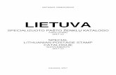 LIETUVA - lituanica.eu · išleidus katalogą ir jo papildymą. is presented in this file Faile pateikti ir nauji išleisti, The catalogue provides information about ženklai, ženkliniai