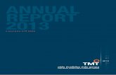 TMT: บริษัท ค้าเหล็กไทย จำกัด (มหาชน) | รายงานประจำปี 2556 · ด าเนินธุรกิจในลักษณะซื้อมาขายไป