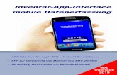Inventar-App-Interface mobile Datenerfassung · Inventarsoftware 2019 APP-Interface - 4 - Beschreibung der App Die Inventar APP inventarisiert optimal das Inventar mit Barcode Etiketten