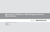 System Bosch Video Managementresource.boschsecurity.com/documents/Quick_Start_Manual_B_Quick... · 1 Menüleiste Dient zum Auswählen eines Menübefehls. 2 Werkzeugleiste Zeigt die