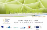 Consor¨â€iul Ro-Boost SMEs TitleINTERNA¨‘IONALIZARE Universitatea din Craiova Consor¨â€iul Ro-Boost SMEs