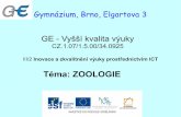 Téma: ZOOLOGIE - gymelg.cz · Obecná charakteristika vzdušnicovců: nejpočetnější skupina živočichů (30 mil. druhů) rozšířeni po celé zemi, převážně v suchozemských