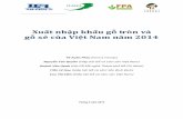 Xuất nhập khẩu gỗ tròn và gỗ xẻ của Việt Nam năm 2014goviet.org.vn/upload/aceweb/content/Thuong mai go tron - xe cua Viet... · Hình 3. Tỷ trọng xuất - nhập