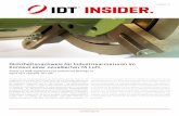INSIDER. - idt-dichtungen.de · VDI 2440: Emissionsminderung - Mineralölraffinerien Die VDI 2440 weist darauf hin, dass bereits die Konstruktion des abzudichtenden Systems jederzeit