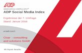 ADP Social Media Index - cisar-gmbh.com · Der ASMI Social Media-Index zeigt das Social Media-Engagement der HR-Bereiche in den letzten 6 Monate auf. Der ASMI Social Media-Teilindex