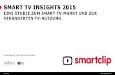 SMART TV INSIGHTS 2015 - smartclip.com · smart tv insights 2015 eine studie zum smart tv-markt und zur verÄnderten tv-nutzung ergebnissefÜrdeutschland(12.11.15