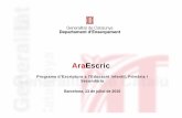 Roda de premsa AraESCRIC PREMSA - andreusotorra.com filellengua catalana Comprensió lectora en llengua castellana Percentatge d'alumnes a nivell baix Avaluació de sisè curs d'educació