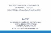 Rezultatele generale ale studiului sociologic Vox Populi ...iimdd.md/wp-content/uploads/2018/12/2018-Raport-V.-Mocanu-Masa-Rotunda...Analiza perspectivelor dezvoltării culturii electorale