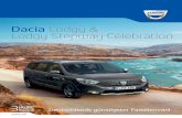 Dacia Lodgy Lodgy Stepway Celebration - ahm.gmbh · Das neue Sondermodell Dacia Lodgy Stepway Celebration fühlt sich besonders wohl, wenn es im Familien - alltag richtig abenteuerlich