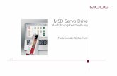 MSD Servo Drive Ausführungsbeschreibung - moog.de · Die MSD Servo Drive Servoregler sind Einbaugeräte, die zum Einbau in ortsfeste elektri- sche, industrielle und gewerbliche Anlagen