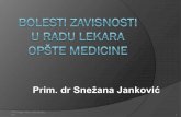Prim. dr Snežana Janković - domzdravljaobrenovac.com · U drevnim civilizacijama obično su korišćene prirodne droge iz okoline u magijskim i religioznim obredima, a retko izvan