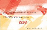 26. Juni 2010 Tag der Architektur - akbw.de · Architektur-Rundfahrten und -Spaziergänge in Stadt und Land Raum für Ihre Notizen HORIZONTE – Gang vom Südende des Landes-gartenschau-Geländes