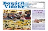 A Dél-Mezõföld független hetilapja ... · 6 ISKOLA 2018. november 8. Bogárd és Vidéke Kossuth-morzsák Az október számos programmal színesítette tanulóink hétköznapjait
