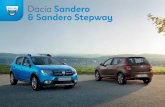 Dacia Sandero & Sandero Stepway · Dacia Sandero Vov dig ud i offroad-looket Fra første blik viser Dacia Sandero Stepway tydeligt sin særegne karakter. En ny og mere markant forkromet