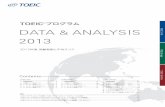 TOEIC DATA ANALYSIS 2013 - iibc-global.org · toeic bridge ® toeic ® テスト toeic ® swテスト 2013 data & analysis | 3 Ⅰ. toeicテスト受験者数推移（1979～2013年度）