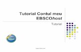Tutorial Contul meu EBSCOhost - bcucluj.ro · trimite prin e-mail, salva sau exporta rezultate ale căutărilor, imagini sau videoclipuri. De asemenea, Contul meu EBSCO host permite