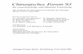 Chirurgisches Forum '83 - epub.ub.uni-muenchen.de · 14. Auswirkungen der Exstirpatio den s Ganglion mesentericum Auswirkungen der Exstirpatio den s Ganglion mesentericum craniale