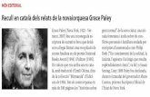 Recull en català dels relats de la novaiorquesa Grace Paley · EL TEMPS • 13 juny 2017 73 Maria Àngels Anglada (Vic, 1930 - Figueres, 1999) fou una novel·lista i assagista, llicenci-ada