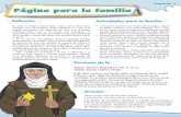 Página para la familia - smp.org · Página para la familia Reeión ctiidades para la familia • Lean juntos la historia principal de la página 44 en La Biblia católica para niños