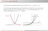 Funci on exponencial - personal.us.espersonal.us.es/fbegines/informacion/TransparenciasT1.pdf · Funci on exponencial Las funciones exponenciales son de la forma f (x) = ax con a