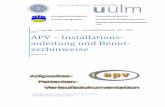 2017 APV Installations- anleitung und Benut- zerhinweisebuster.zibmt.uni-ulm.de/apv/dateien/APV-Handbuch.pdf · dann öffnen Sie das Download-Verzeichnis und Doppelklicken Sie dort