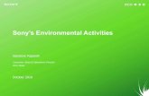 Sony‟s Environmental Activities - apms-conference.org environmental... · defined by Sony; and promotion of use of alternative materials Environmental Affairs Europe = European