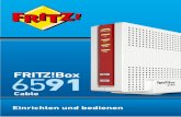 Handbuch FRITZ!Box 6591 - kabel.vodafone.de · Sicherheitshinweise Überblick Beachten Sie vor dem Anschluss der FRITZ!Box die folgenden Sicher heitshinweise, um sich selbst, Ihre