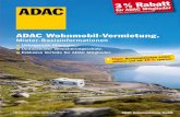 ADAC Wohnmobil-Vermietung. · ADAC Autovermietung GmbH Mitglieder vicepauschale 3 Rabatt ADAC Wohnmobil-Vermietung. Mieter-Basisinformationen K Unbegrenzte Kilometer.* K Umfassender