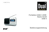 Portables DAB+/ UKW- Radio-Gerät DAB 4downloads.cdn.re-in.de/325000-349999/326073-an-01-de-DUAL_DAB_4DAB_u... · Sicherheit und Aufstellen des Geräts 4 Sicherheit und Aufstellen