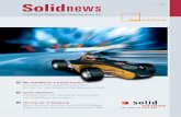 SolidWorks-Magazin der Solid Solutions AG · Solidnews SolidWorks-Magazin der Solid Solutions AG solutions Mit SolidWorks auf Pole Position Innovative Fahrzeugentwicklungen für die