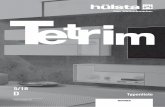 WOHNEN - huelsta.com · 4 D 5.2018 Wohnen: TETRIM Programmeinführung 3 4 Kennzeichnungen an den Typenlistenzeichnungen / Montagehinweise für Hängeelemente Der Großteil der Möbel