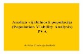 Analiza vijabilnosti populacija (Population Viability ...nasport.pmf.ni.ac.rs/materijali/2306/OKB_8_17.pdf · Genetički ciljevi pri održavanju uzgojnih populacija-Oko 2000 vrsta