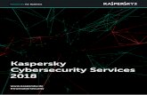 Kaspersky Cybersecurity Services 2018 · Führende SIEM-Systeme (einschließlich HP ArcSight, IBM QRadar, Splunk usw.) werden vollständig unterstützt. • Entwickeln oder verbessern
