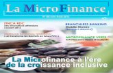Éditorial - microfinance-rdc.commicrofinance-rdc.com/wp-content/uploads/2019/04/COMPRESSE-1.pdf · cial Bank), compte s’implanter à Kinshasa d’ici l’an 2020, avant de se déployer