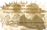 Literacy Skills and Pedagogical Strategies in Preschool ...jupiter.uqo.ca/moreau/documents/BerlLittt07angl.pdfLiteracy Skills and Pedagogical Strategies in Preschool: Action research