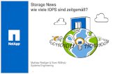 Storage News wie viele IOPS sind zeitgemäß? · Agenda 2 Was macht NetApp eigentlich? NetApp Portfolio Wie viel IOPs sind zeitgemäß? Q & A
